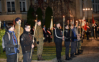 Wieczorne obchody Święta Niepodległości w Ełku